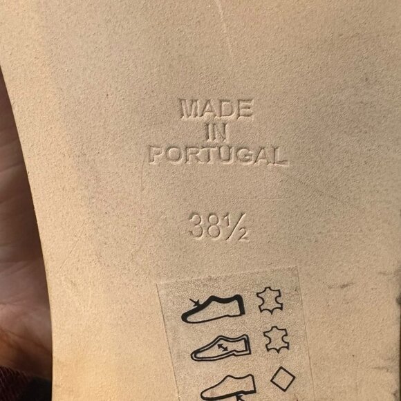 Free People Leather Sienna Ankle Boots Square Toe Block Heel Womens EU 38½ Black - Picture 11 of 11